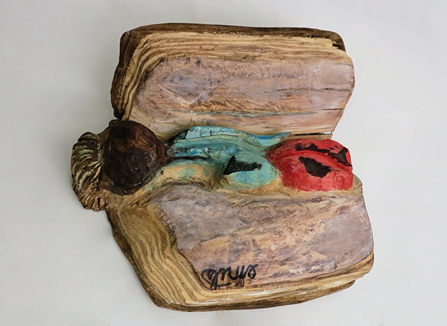 Boek met tulp